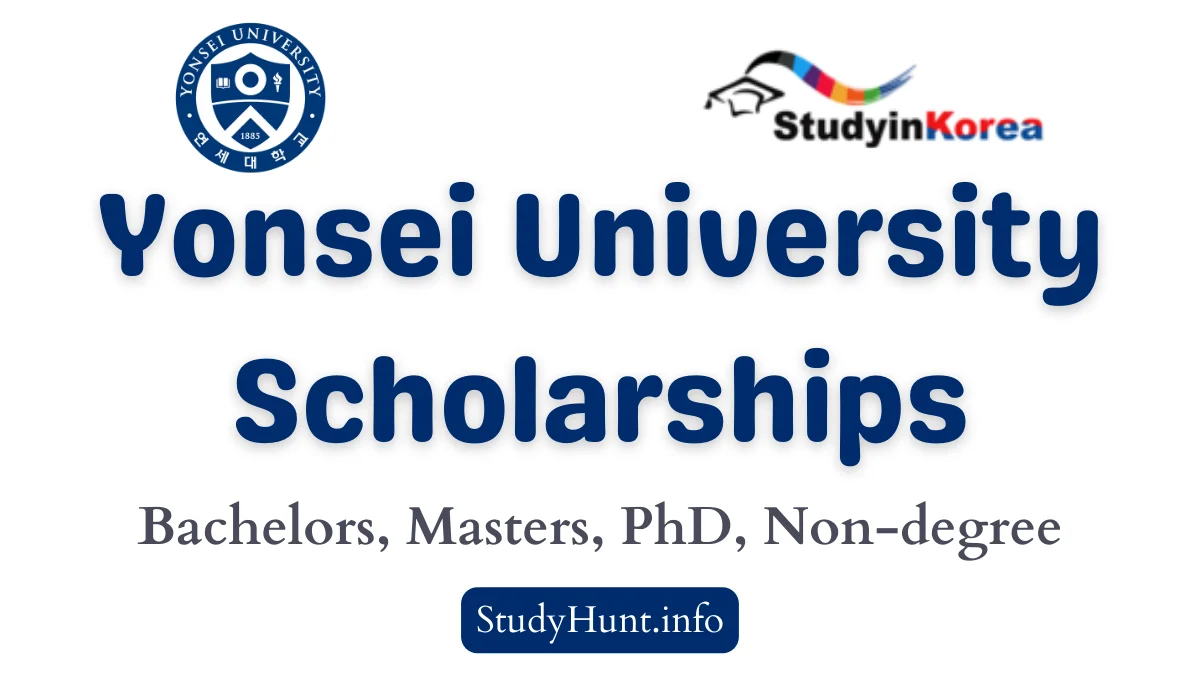 Yonsei University Scholarships For International Students 2024-2025 ...
