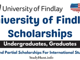 University of Findlay Scholarships for international students