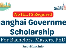 Shanghai Government Scholarship