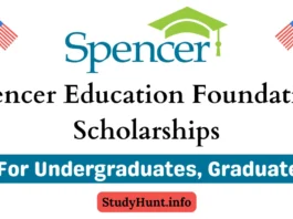 Spencer Education Foundation Scholarships