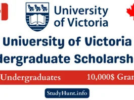 University of Victoria undergraduate Scholarships For International Students