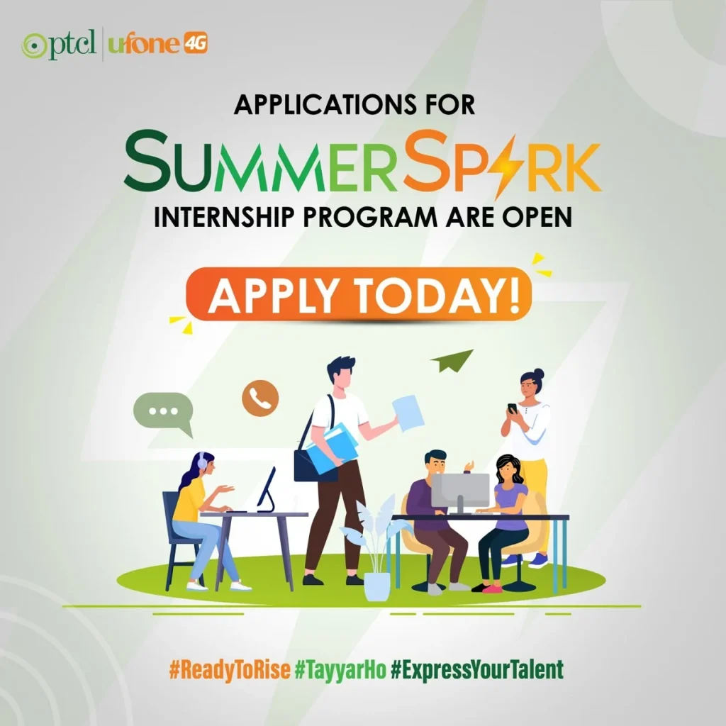 PTCL Summer Spark Internship Program