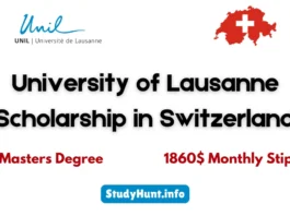 University of Lausanne Scholarship